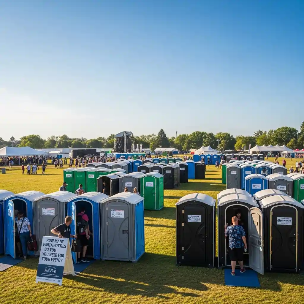 How Many Porta Potties Do You Need for Your Event