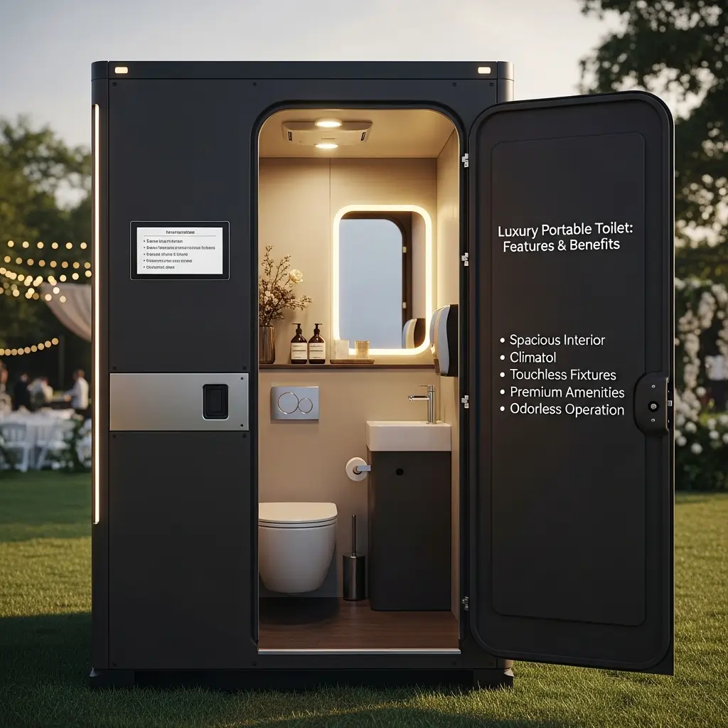 Luxury Portable Toilet Features and Benefits