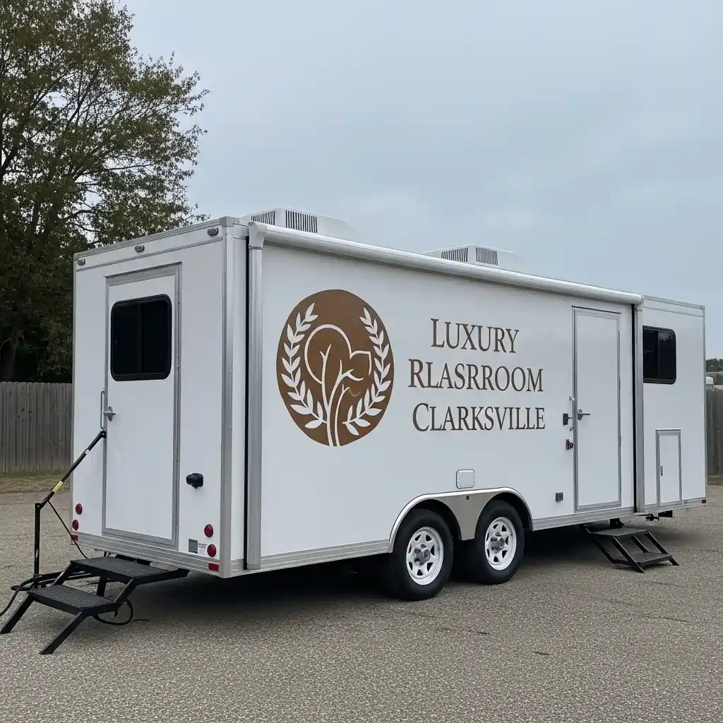 Luxury Restroom Trailers in Clarksville