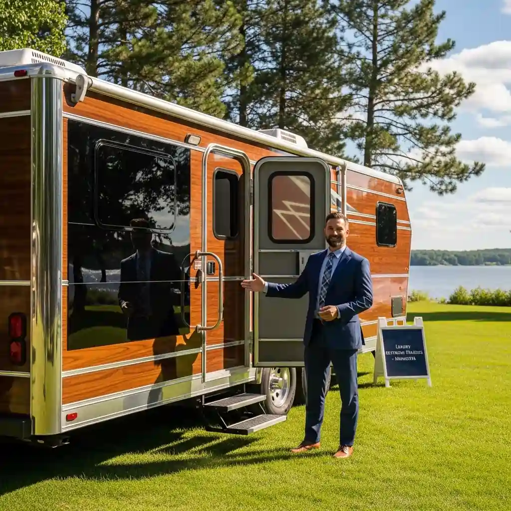 Luxury Restroom Trailers in Minnesota