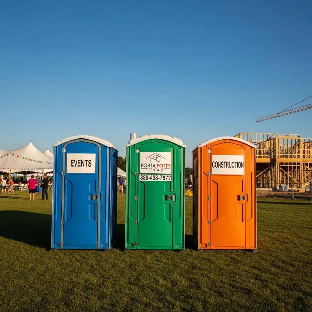 Porta Potty Rentals for Events & Construction
