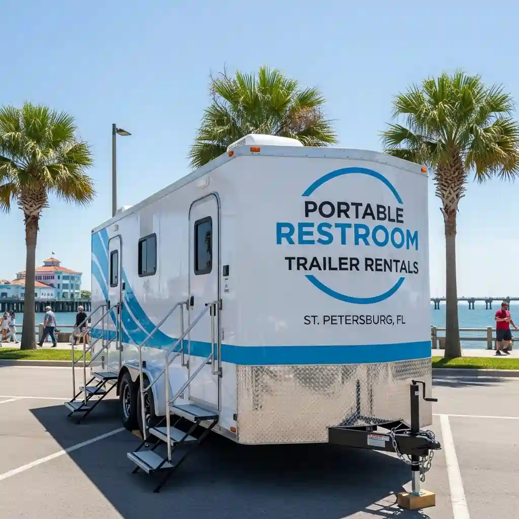 Portable Restroom Trailer Rentals in Saint Petersburg