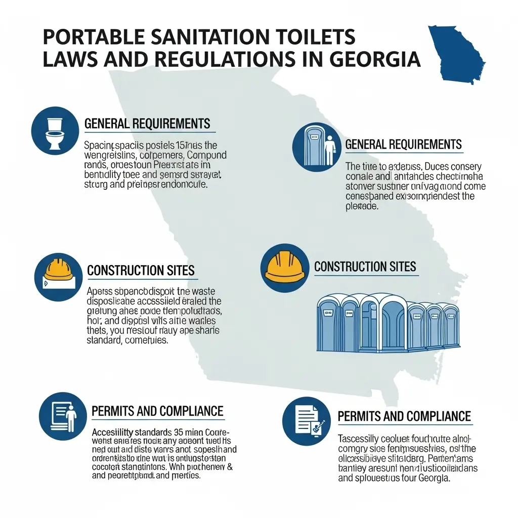 Portable Sanitation Toilets Laws and Regulations in Georgia