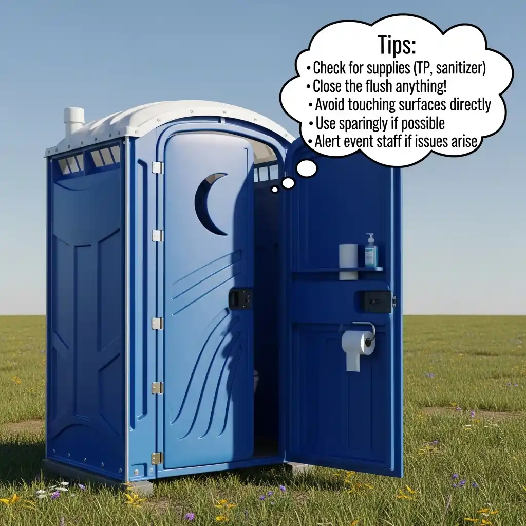 What Are Some Tips for Using a Porta Potty?